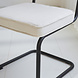 Industrial Dining Chair Sunny Ribbed Beige Industrial Dining Chair Sunny Ribbed Beige