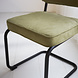 Industrial Dining Chair Sunny Ribbed Green Industrial Dining Chair Sunny Ribbed Green