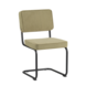 Industrial Dining Chair Sunny Ribbed Green Industrial Dining Chair Sunny Ribbed Green