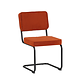 Industrial Dining Chair Sunny Ribbed Cognac Industrial Dining Chair Sunny Ribbed Cognac