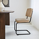Industrial Dining Chair Sunny Ribbed Brown Industrial Dining Chair Sunny Ribbed Brown