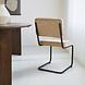 Industrial Dining Chair Sunny Ribbed Brown Industrial Dining Chair Sunny Ribbed Brown