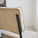 Industrial Dining Chair Sunny Ribbed Brown Industrial Dining Chair Sunny Ribbed Brown