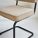 Industrial Dining Chair Sunny Ribbed Brown Industrial Dining Chair Sunny Ribbed Brown