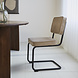 Industrial Dining Chair Sunny Ribbed Grey Industrial Dining Chair Sunny Ribbed Grey