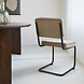 Industrial Dining Chair Sunny Ribbed Grey Industrial Dining Chair Sunny Ribbed Grey