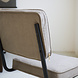 Industrial Dining Chair Sunny Ribbed Grey Industrial Dining Chair Sunny Ribbed Grey