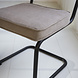 Industrial Dining Chair Sunny Ribbed Grey Industrial Dining Chair Sunny Ribbed Grey