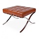 Modern Ottoman Barcelona Cognac Leather Modern Ottoman Barcelona Cognac Leather