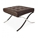 Modern Ottoman Barcelona Brown Leather Modern Ottoman Barcelona Brown Leather