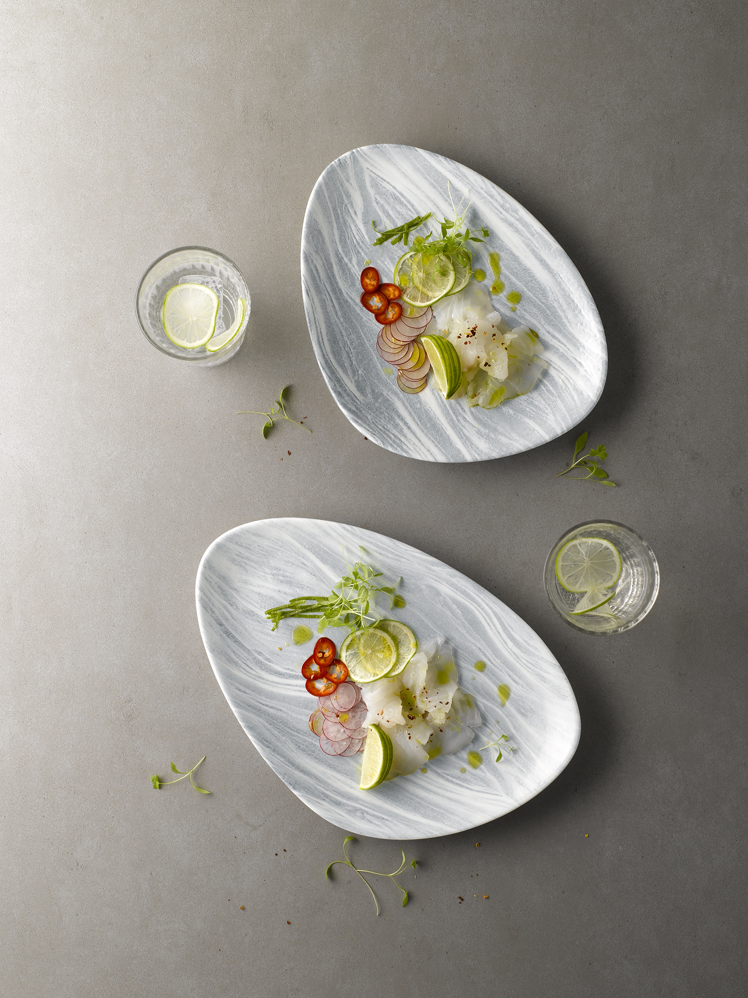 Churchill Studio Prints Fluid Servies