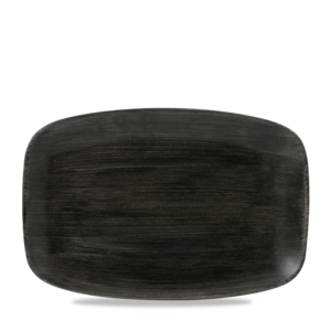 Churchill Servies Horeca Kwaliteit Stonecast Patina Iron Black Oblong Chefs Bord 30 x 19.9cm