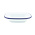 Non Food Company Emaille ovenschaal met blauwe rand 16 cm