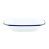 Non Food Company Emaille ovenschaal met blauwe rand 18 cm