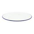 Non Food Company Emaille bord met blauwe rand 24 cm