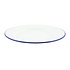Non Food Company Emaille bord met blauwe rand 24 cm