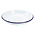 Non Food Company Emaille pastabord met blauwe rand 20 cm