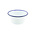 Non Food Company Emaille ovenschaal rond met blauwe rand 12 cm