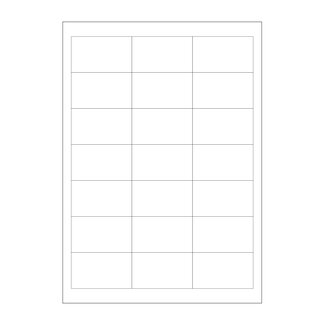 Daymark Volledig oplosbare stickers A4 vel 100/doos