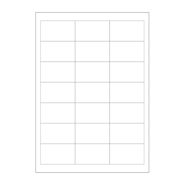 Daymark Volledig oplosbare stickers A4 vel 100/doos