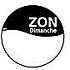 Daymark Perm. sticker m/schrijfvlak zondag 19 mm 1000/rol