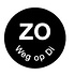 Daymark Perm. sticker 'zo weg op di' 19 mm 1000/rol