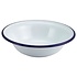 Non Food Company Emaille kom met blauwe rand 16 cm