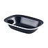 Non Food Company Emaille ovenschaal zwart/wit 20 x 15 cm
