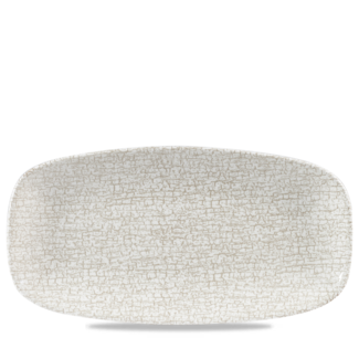 Churchill Servies Horeca Kwaliteit Breccia Agate Grey Chefs Oblong Bord 29.8x15.3cm
