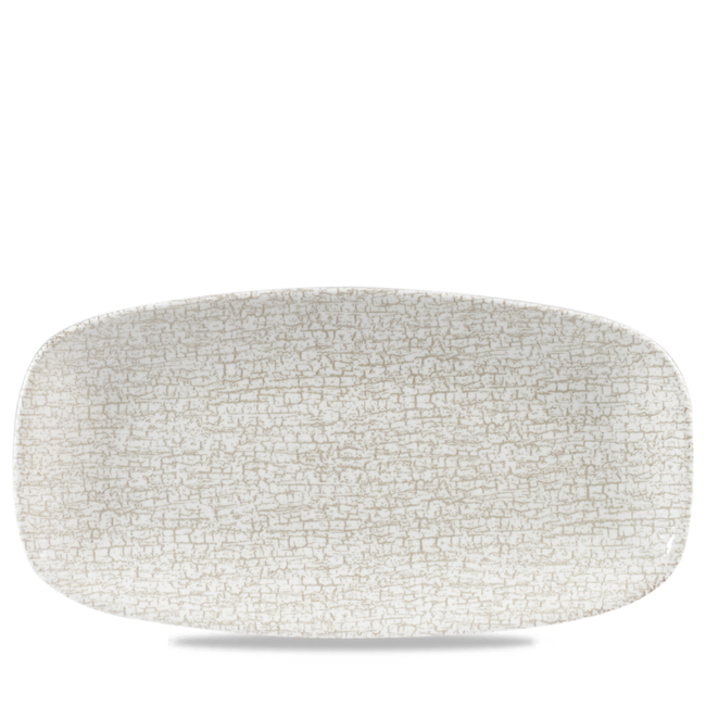 Churchill Servies Horeca Kwaliteit Breccia Agate Grey Chefs Oblong Bord 29.8x15.3cm