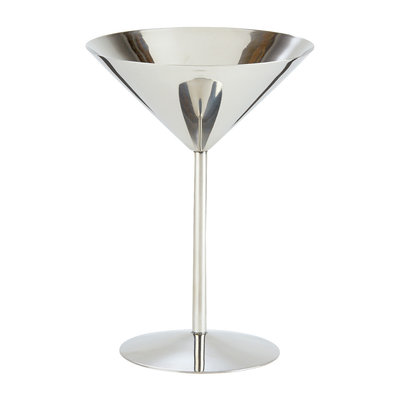 Non Food Company RVS martini glas hoge voet 220 ml