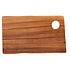 Non Food Company Rechthoekige plank met gat 25 x 14 x 2 cm