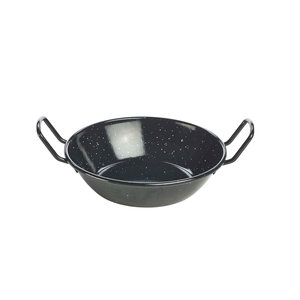 Non Food Company Emaille wokpan zwart 18 cm 780ml