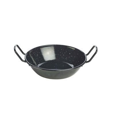 Non Food Company Emaille wokpan zwart 18 cm