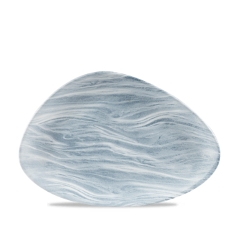 Churchill Servies Horeca Kwaliteit Fluid Pearl Grey Triangle Chefs Bord 30.4x20.5cm