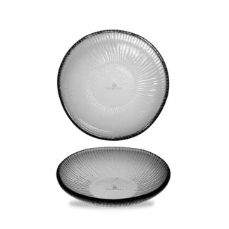 Churchill Servies Horeca Kwaliteit Dusk Glass Round Bamboo Bowl 17cm