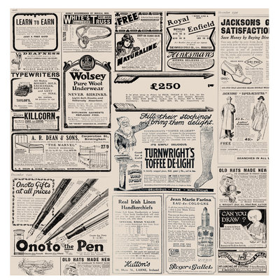 Non Food Company Vetvrij papier "Newspaper brown" 34x28cm 1000-pak