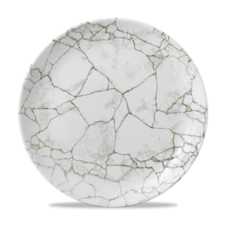 Churchill Servies Horeca Kwaliteit Studio Prints Kintsugi Agate Grey Evolve Coupe Bord 28.8cm Churchill Servies Horeca Kwaliteit Studio Prints Kintsugi Agate Grey Evolve Coupe Bord 28.8cm