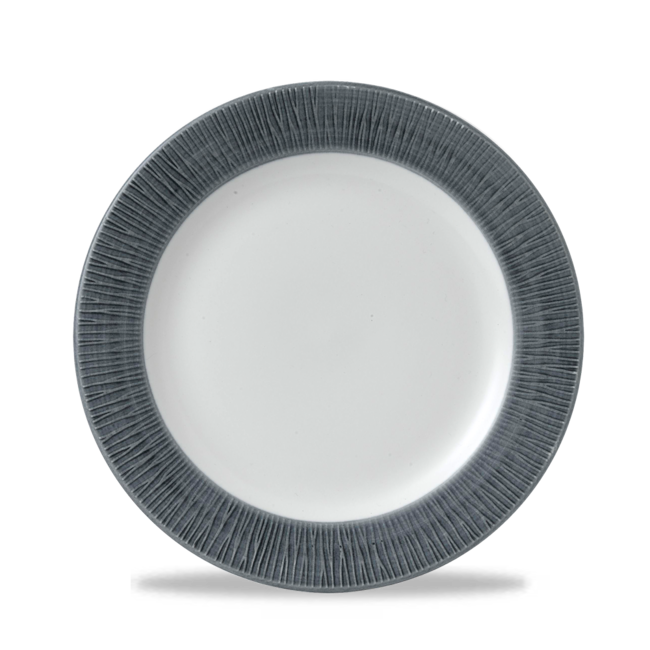 Churchill Servies Horeca Kwaliteit Bamboo Spinwash Mist Footed Plate 23.4cm 12/box