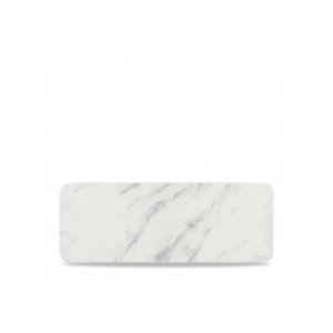 Churchill Servies Horeca Kwaliteit Marble Grey Rect Tile 37.6x14cm