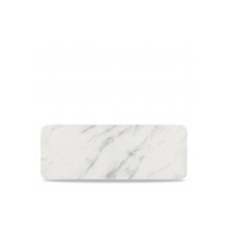 Churchill Servies Horeca Kwaliteit Marble Grey Rect Tile 37.6x14cm