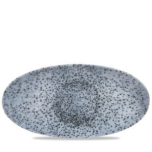 Churchill Mineral Blue Oval Chefs Bord 35x17.5cm