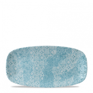 Churchill Servies Horeca Kwaliteit Aquamarine Med Tiles Chefs Oblong Bord 29.8x15.3cm