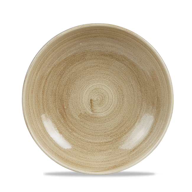 Churchill Servies Horeca Kwaliteit Stonecast Patina Antique Taupe Evolve Coupe Bowl 25cm 12/bo