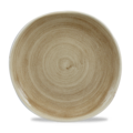 Churchill Servies Horeca Kwaliteit Stonecast Patina Antique Taupe Round Trace Bord 26.4cm