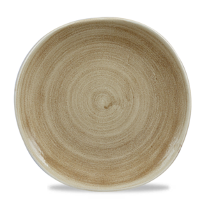 Churchill Servies Horeca Kwaliteit Stonecast Patina Antique Taupe Round Trace Bord 26.4cm