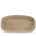 Churchill Servies Horeca Kwaliteit Stonecast Patina Antique Taupe Chefs Oblong Bord 35.5x18.9cm