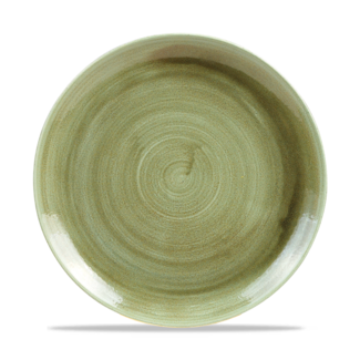 Churchill Servies Horeca Kwaliteit Stonecast Patina Burnished Green Evolve Coupe Bord 26cm