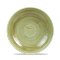 Churchill Stonecast Patina Burnished Green Evolve Coupe Bowl 24.8cm