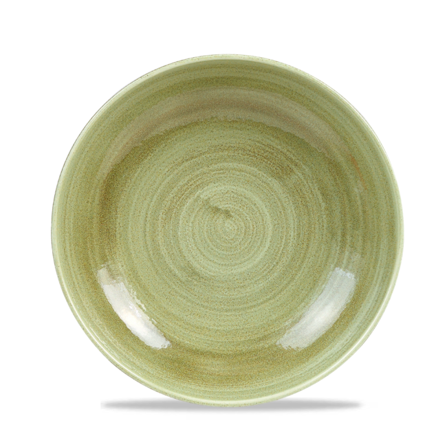 Churchill Servies Horeca Kwaliteit Stonecast Patina Green Evolve Coupe Bowl 25cm 12/box